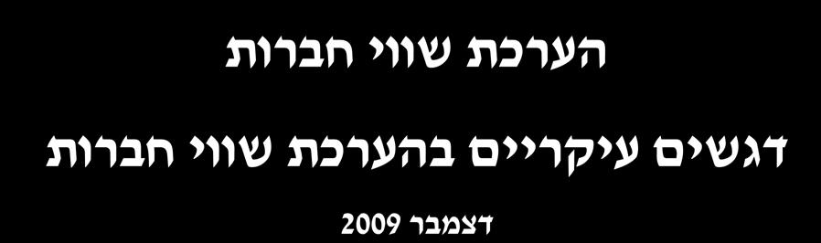 שווי חברות דגשים