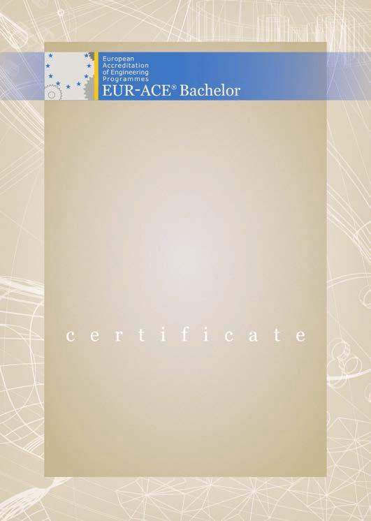 Accreditation Certificate for the Bachelor s degree programme Mechanical Engineering at the University of Belgrade Accreditation Certificate for the Master s degree programme Mechanical Engineering