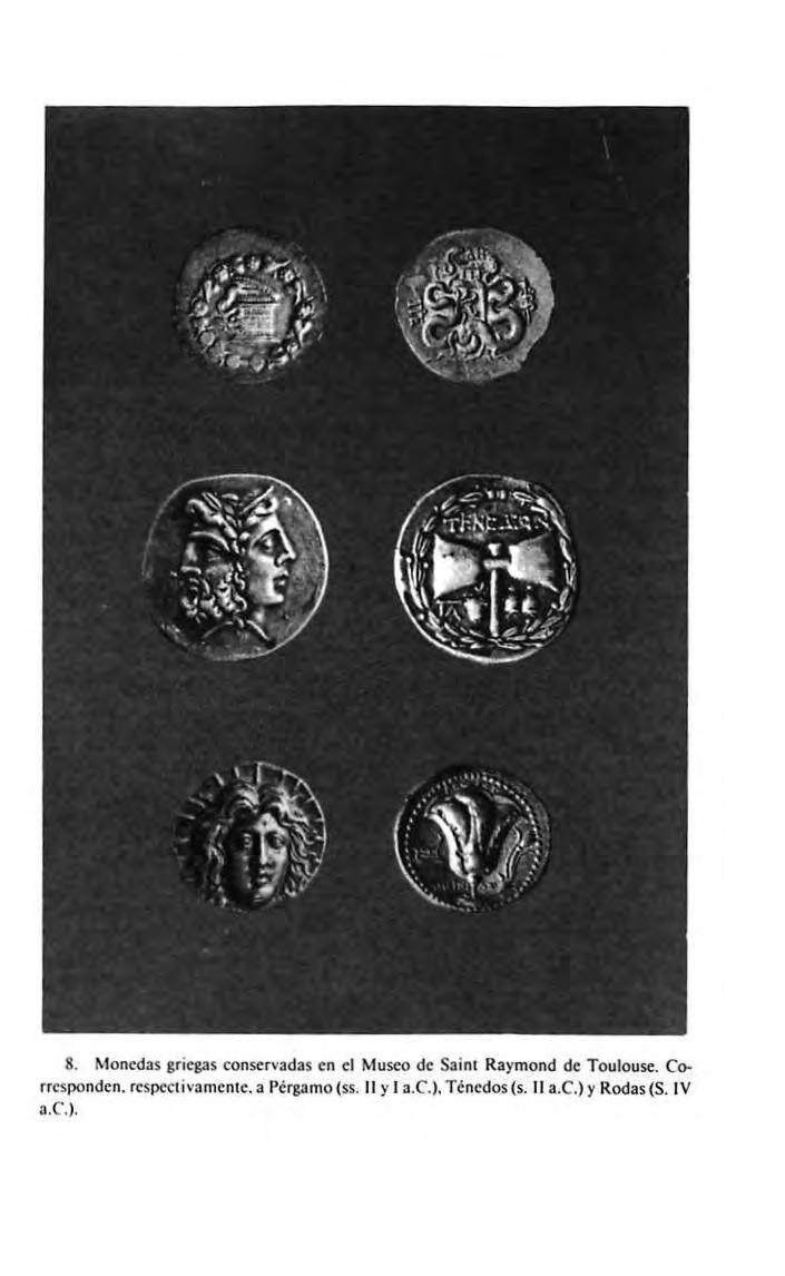 8, Monedas griegas conservadas en el Musco de Saín! Raymond de Toulouse.