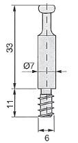 0001 ΓΙΑ ΞΥΛΟ 16mm zinc plated τεμ. 2500 Ι Χ 12.