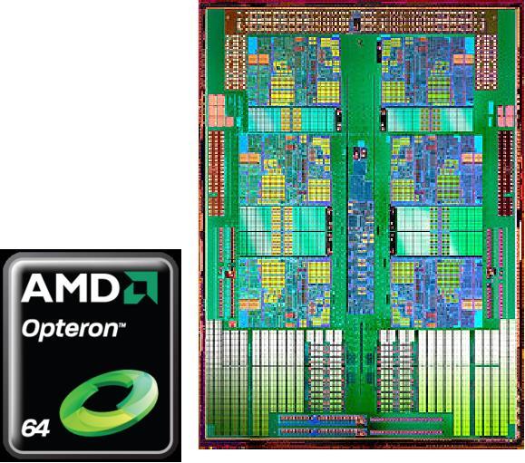 6-core but a 12-core is planned in 1-2 years L1 64KB+64KB L2