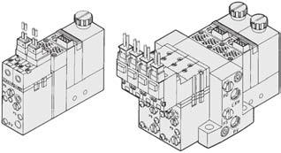 Unități modulare componente Module control Sistem cu ejector / Sistem cu sursă externă de Seriile Z Modulele pentru controlul ului sunt formate din unități de tip ejector, valve de alimentare și