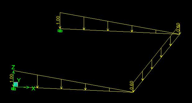 Bước 7: Gán tiết diện. - Dầm AB và DC gán tiết diện tên là ABDC. - Dầm BC gán tiết diện tên là D02503. Bước 8: Khai báo TINHTAI.