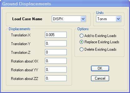 2. Disp X: Bước làm tương tự.