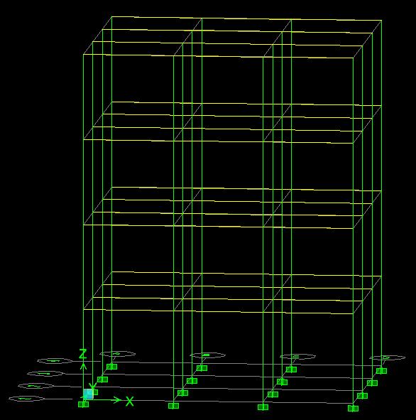 (Các khung trục 2, 3, 4 được tạo ra từ khung trục 1) Bước 5: Tạo khung trục A từ khung trục 1. Để tạo khung trục A ta chỉ cần xoay khung trục 1 một góc 90 0.