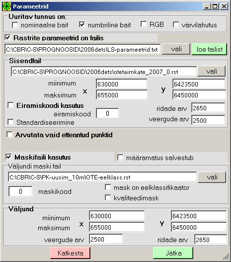 Mõningatel juhtudel ei saa mõningaid statistikuid arvutada. Näiteks gradiendi suund on määratlematu, kui kõigi pikslite väärtus on sama.