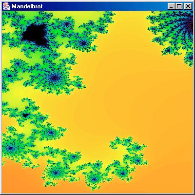 โปรแกรมแสดง Mandelbrot set public public void void paint(graphics paint(graphics g) g) { double double xnew, xnew, xnew, xnew, xold, xold, xold, xold, x, x, y; y; double double stepx stepx = 3.0 3.