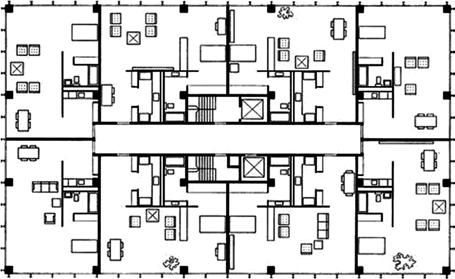 Михаило Чанак, АУ38/2013/страна 66-77, Отворен или затворен стан Сл. 6. Кућа Роби (Френк Лојд Рајт) Fig.6. Robie House (Frank Lloyd Wright) Један од утицаја свакако потиче од родоначелника савремене архитектуре Ф.