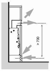 ΙΑΓΡΑΜΜΑΤΑ ΕΓΚΑΤΑΣΤΑΣΗΣ FL FAN COIL ΑΠΕ ΟΥ ΕΜΦΑΝΕΣ (κατακόρυφη τοποθέτηση) Έξοδος αέρα από επάνω και είσοδος από κάτω. Τοποθέτηση σε τοίχο.