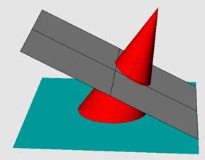 ramnini. Za kreirawe na tehni~ki ili rabotilni~ki crte` neophodno e odreduvawe na presecite na geometriskite tela so ramnini vo ortogonalni proekcii. 1.