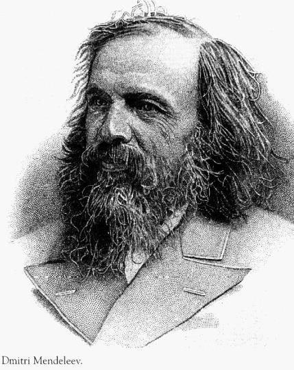 Dmitri Mendeleev (1869) Το ο 1869 Mendeleev και ο Lothar Meyer (Γερμανία) δημοσίευσαν παρόμοιους τρόπους