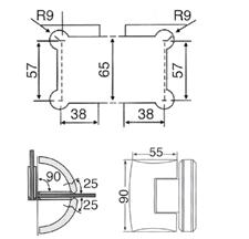 Stainless Steel (SSS) 239 Μεντεσές Οροφής-Δαπέδου Ελεύθερος Μέγ.