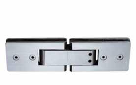 πλάτος φύλλου: 800mm Σατινέ (SSS) Glass-Glass Hinge Adjustable