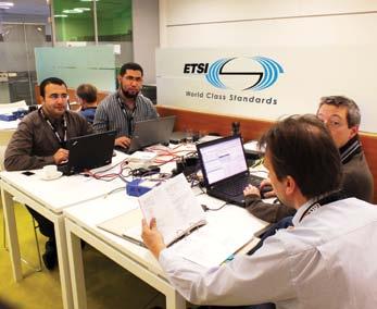 على التوالي. وقد نظم الملتقى من قبل المعهد األوروبي لمعايير االتصاالت )ETSI( بالشراكة مع الشبكة األوروبية ألنظمة النقل الذكي TASS واستضافته شركة )ERTICO-ITS( International في مدينة هلموند الهولندية.