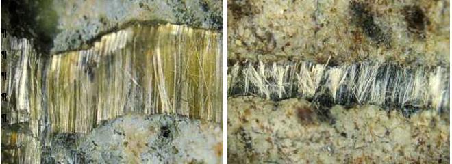 a dunitov. Serpentín sám ďalej zvetráva na oxidy železa (limonit, goethit), pričom sa tvorí aj celistvý magnezit a opál.