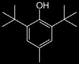Најпознато соединение е 2,6-ди-tert-бутил-p-крезол (DBPC или BHT).