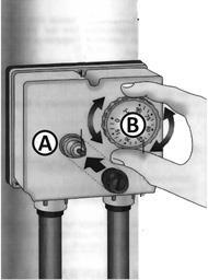 REGLAREA TEMPERATURII (Vezi fig. 8) А Buton reset (numai pentru modelul TLSC) B Buton pentru reglarea temperaturii Fig 8 3.8. Suporţi (Şuruburi) cu protecţie de cauciuc Sunt incluse în furnitura standard a boilerului.