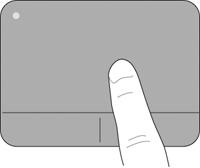 Επιλογή Χρησιµοποιήστε το αριστερό και δεξί κουµπί του TouchPad, όπως θα χρησιµοποιούσατε τα αντίστοιχα κουµπιά ενός εξωτερικού ποντικιού.