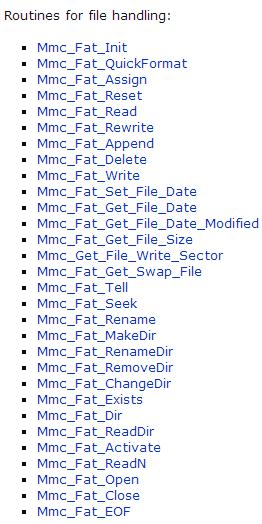 4_ ٣ عذ ثؼل ا routines ا خبفخ ثب file handling ض )هشاءح ق_ؽزف ق...( ع دح ك ٠ ا زجخ. ا routines د رغزخذ كوو خال ا FAT16.