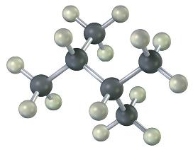 άτοµα άνθρακα που σχεδιάσατε στο Πρόβληµα 3-7. 3-14 Γράψτε τη συστηματική κατά IUPA ονομασία του παρακάτω υδρογονάνθρακα και μετατρέψτε το μοριακό μοντέλο σε σκελετική δομή.