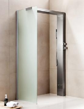 kromiran raspona 800-1200 mm WALK IN + TUŠ STUP 1200 x 800 mm prozirno kaljeno