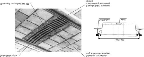 DOPLNKY Doplnky ODVODNENIE KOĽAJISKA Na koľajniciach električkovej dopravy sa bežne hromadí dažďová voda ako aj rôzne nečistoty. Tým sa z dlhodobého hľadiska znižuje funkčnosť a životnosť koľajiska.