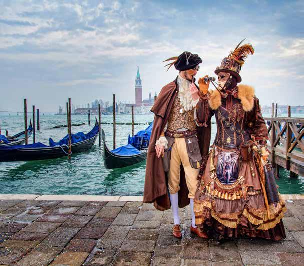 112 ΑΕΡΟΠΟΡΙΚΑ ΤΑΞΔΙΑ Βόλτα με στολισμένες γόνδολες! Καρναβάλι Βενετίας Βερόνα - Κορτίνα ντ Αμπέτσο ΑΝΑΧΩΡΗΣΕΙΣ: 10/2 Μια παγκόσμια γιορτή γεμάτη ρομαντισμό, μυστήριο και τέχνη.