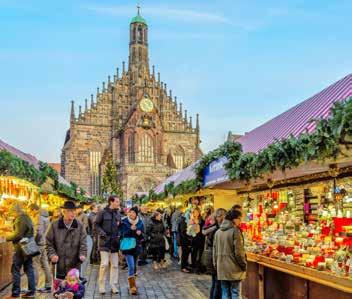 Τακτοποίηση στα δωμάτια, επίσκεψη στη Χριστουγεννιάτικη αγορά στην παλιά πόλη. 3η μέρα: Νυρεμβέργη - Βαμβέργη Πρόγευμα και ξενάγηση.