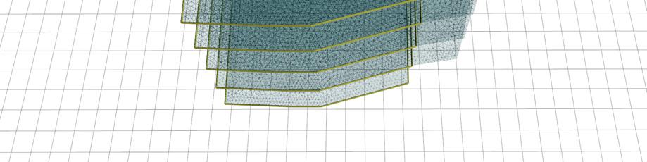200 m 2 αν το meshing γίνει µε τιµές των παραµέτρων Overall element size = 0.20 m, Perimeter min.