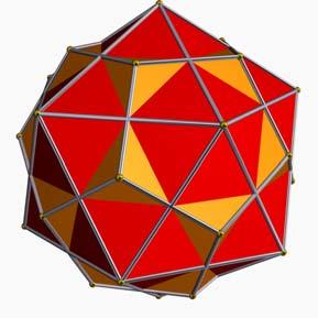 Слика 5. Фигура добијена комбинацијом додекаедра и икосаедра.