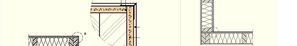 4.2 Kut vanjskog zida izvana Da bi se kod kutova vanjskog zida okrenutih prema van izbjegli veliki prepusti ploča na jednom od elemenata zida (problem kod transporta), u području spoja bi trebalo