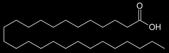 Керотинска киселина Број на С атоми Име по IUPAC Тривијално име С 6:0 Хексанска Капронска С 8:0 Октанска Каприлна С 10:0 Деканска Капринска С 12:0 Додеканска Лауринска (ловор) С 14:0 Тетрадеканска