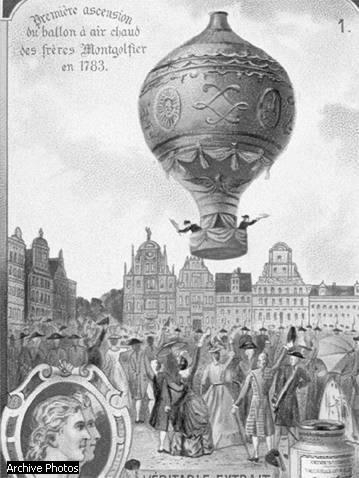 Pag. 38.5. RANSFORMAREA COORDONAELOR z y z v y Primul balon cu aer cald al f raţilor Mongolfier, 783 Un desen de epocă ne înfăţişează primul zbor cu un balon cu aer cald, efecua având oameni la bord.