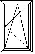mecanisme speciale deschiderea se poate face numai către interior) 2.1.5. P pivotantă (axa balamalelor este orizontală sau verticală, situată pe una din axele centrale ale ferestrei); 2.1.6.