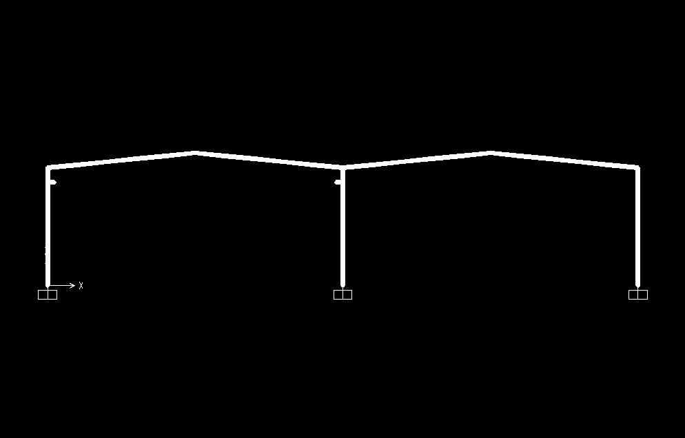 ΚΕΦΑΛΑΙΟ 3 Σχήμα.3 : Πλαίσια κατά τα επίπεδα -5 κατά x x Στα επίπεδα 6-0 κατά x x: Το πλαίσιο το οποίο εικονίζεται στο σχήμα.