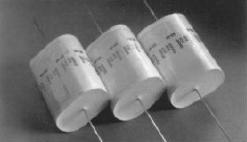 Type AFPX Across-the-Line Capacitors Flat Axial Leaded Metallized Polypropylene Capacitors Specifications Capacitance Range: Voltage Range: Capacitance Tolerance: Operating Temperature Range: