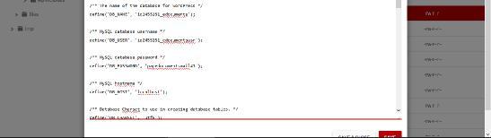 define('db_user', 'id2455151_edocumentsusr'); /** MySQL database password */ define('db_password', 'papedocumentsmail#1'); /** MySQL hostname */