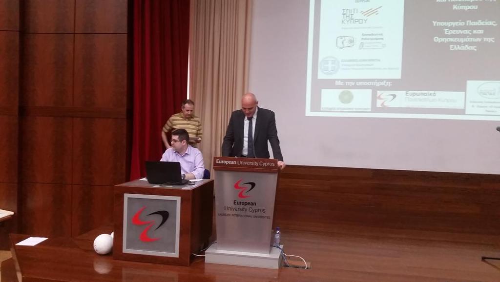 Ο κ. Δημήτριος Σελήνης, Γραμματέας Α της πρεσβείας της Ελλάδας στην Κύπρο, κήρυξε την