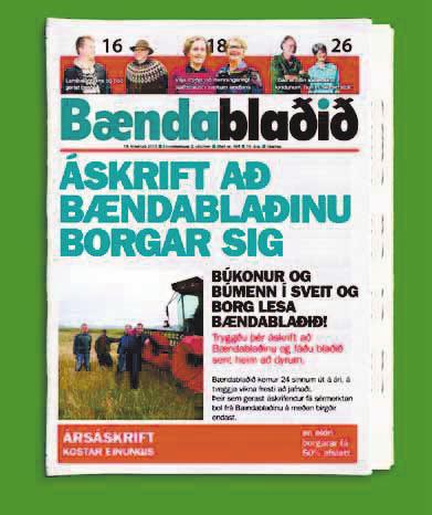 Bændablaðið Fimmtudagur 28.