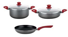 800 ΠΟΝΤΟΙ 153183 Φριτούρα 26cm με καλάθι CUCINA ROSSA IZZY Με διπλή εσωτερική αντικολλητική επίστρωση έχει μεγάλη αντοχή και ανθεκτικότητα στα γδαρσίματα. Χωρίς PFOA για υγιεινό μαγείρεμα.