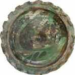 500-600 1757 ΤΣΑΝΑΚΑΛΕ Καλαθάκι, κεραμικό, επιζωγραφισμένο, υαλωμένο.