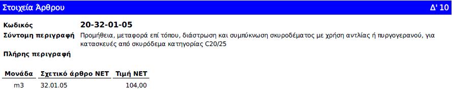 Κεφάλαιο 5 ο : Μεθοδολογία εφαρμοζόμενη στην Ελλάδα για τα Δημόσια Έργα Οι εργοληπτικές οργανώσεις έχουν ήδη ολοκληρώσει το πιλοτικό έργο εκσυγχρονισμού του συστήματος τιμολόγησης Δημοσίων Έργων.