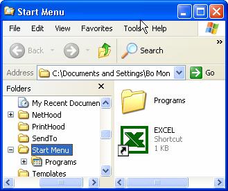 26: Cửa sổ Customize Nút Advanced: thêm, xóa, sửa, tạo các biểu tượng nhóm (Folder) và các biểu tượng chương trình (Shortcut) trong menu Start Khi Click vào nút Advanced, xuất hiện cửa sổ Start Menu
