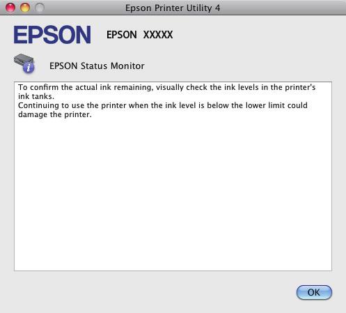 Αντιμετώπιση προβλημάτων εκτύπωσης/αντιγραφής Πατήστε το εικονίδιο EPSON Status Monitor. Εμφανίζεται το EPSON Status Monitor.