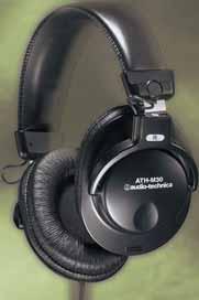 96 ATH-M40fs headphones ATH-D40fs ATH-M50 επαγγελματικά ακουστικά στούντιο ( PC 205-MC 310) ΑΚΟΥΣΤΙΚΑ ΣΤΟΥΝΤΙΟ ΑΚΡΙΒΕΙΑΣ «STUDIOPHONES» Κανονικού μεγέθους, κλειστού τύπου στερεοφωνικά ακουστικά για