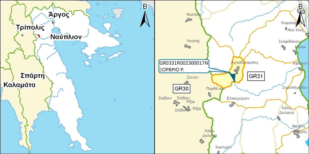 ΠΟΤΑΜΙΟ ΥΔΑΤΙΚΟ ΣΥΣΤΗΜΑ: ΞΟΡΒΡΙΟ Ρ. ΚΩΔΙΚΟΣ ΥΣ: GR0331R002300017N ΥΔΑΤΙΚΟ ΔΙΑΜΕΡΙΣΜΑ: 03 ΛΕΚΑΝΗ ΑΠΟΡΡΟΗΣ ΠΟΤΑΜΟΥ: 31 ΧΑΡΑΚΤΗΡΙΣΤΙΚΑ ΠΟΤΑΜΙΟΥ ΥΔΑΤΙΚΟΥ ΣΥΣΤΗΜΑΤΟΣ: ΞΟΡΒΡΙΟ Ρ.