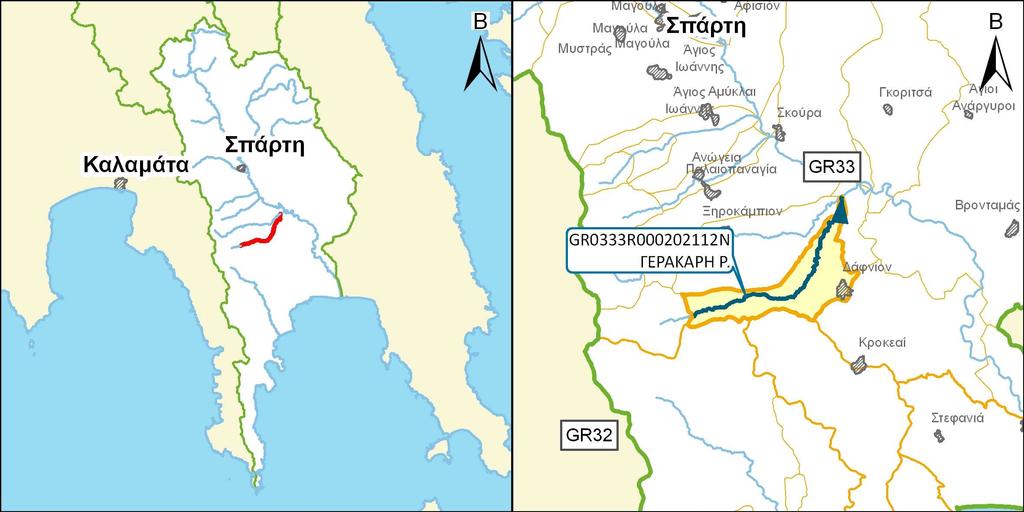ΠΟΤΑΜΙΟ ΥΔΑΤΙΚΟ ΣΥΣΤΗΜΑ: ΓΕΡΑΚΑΡΗ Ρ. ΚΩΔΙΚΟΣ ΥΣ: GR0333R000202112N ΥΔΑΤΙΚΟ ΔΙΑΜΕΡΙΣΜΑ: 03 ΛΕΚΑΝΗ ΑΠΟΡΡΟΗΣ ΠΟΤΑΜΟΥ: 33 ΧΑΡΑΚΤΗΡΙΣΤΙΚΑ ΠΟΤΑΜΙΟΥ ΥΔΑΤΙΚΟΥ ΣΥΣΤΗΜΑΤΟΣ: ΓΕΡΑΚΑΡΗ Ρ.