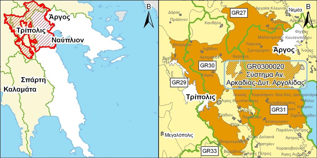 ΥΠΟΓΕΙΟ ΥΔΑΤΙΚΟ ΣΥΣΤΗΜΑ : Σύστημα Αν. Αρκαδίας-Δυτ.