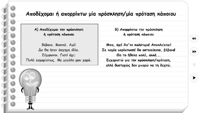 206 Ελληνόγλωσση Εκπαίδευση και Ηλεκτρονική Μάθηση στη Διασπορά συνομιλητών, ηλικία, κ.λπ.).