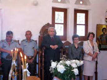 Δημήτρη Χριστόφια, προέστη του μνημοσύνου του ήρωα Γεώργιου Ανδρονίκου Μιχαήλ, που έπεσε κατά το προδοτικό πραξικόπημα της 15ης Ιουλίου 1974. Τον επιμνημόσυνο λόγο του ήρωα εκφώνησε ο Πρόεδρος κ.
